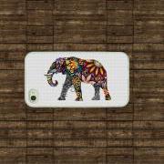 Iphone case - Colorful Elephant , Iphone 4 case , Iphone 4s case